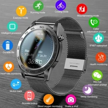 Reloj inteligente con GPS para hombre, dispositivo con grabación de seguimiento de actividad deportiva, Monitor de temperatura táctil completo, frecuencia cardíaca, para Huawei y Xiaomi