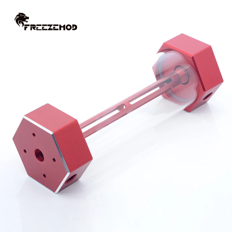 Стеклянный резервуар для воды с компьютерным охлаждением FREEZEMOD металлическими