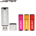 USB флеш-накопитель JASTER, пластиковый USB флеш-накопитель 128 Гб 64 ГБ 32 ГБ 16 ГБ 8 ГБ 4 ГБ, USB-накопитель красного, синего, черного, серебристого, розового флешка, подарок