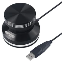 aimos usb multimedia controller and input device volume control knob with one key mute function for mac pc computer