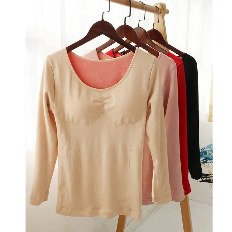 Зимнее женское эластичное бархатное плотное термобелье кружевное нижнее белье с