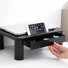 3 Styles Adjustable Computer Plank Screen Base TV Monitor Stand Computer Monitor Tablet Storage Beyond ShelfComputer Desk