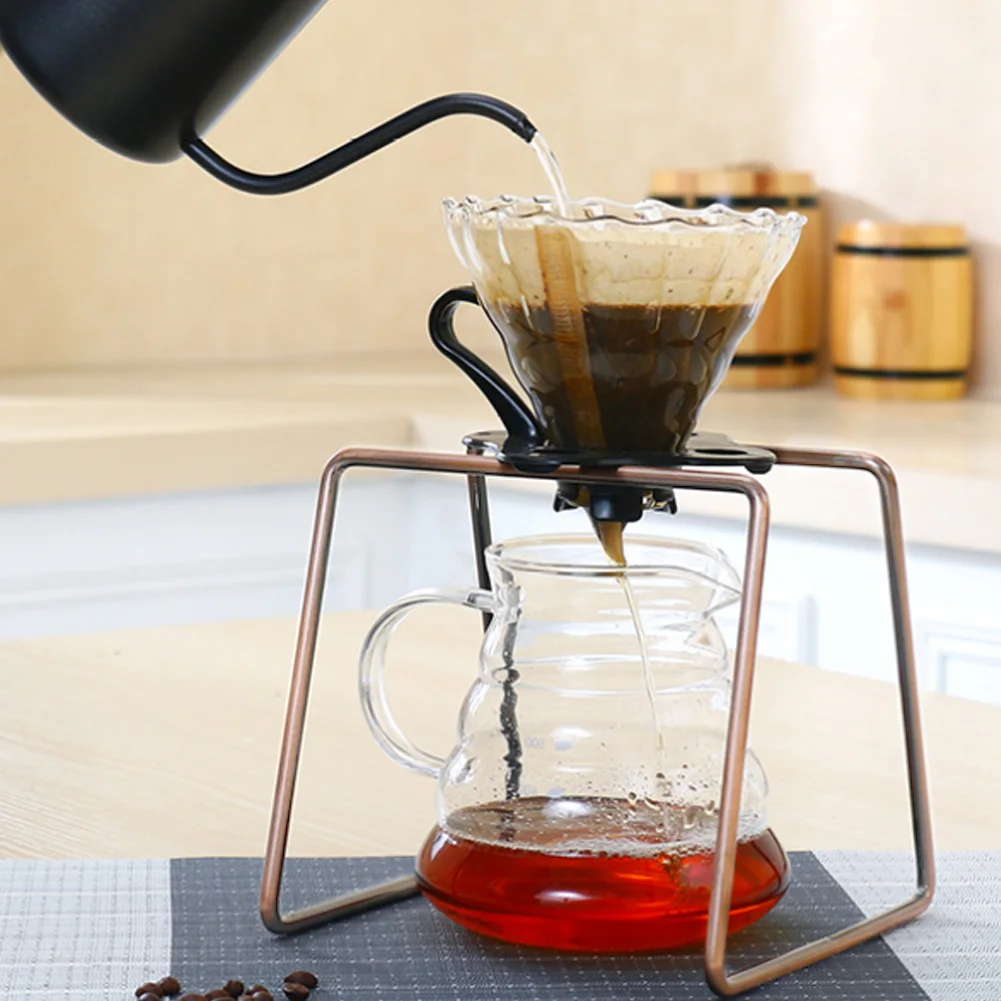 Coffee Drip Holder Metal Filter Frame Bracket Cup Supporter Standing Rack Accessory | Дом и сад
