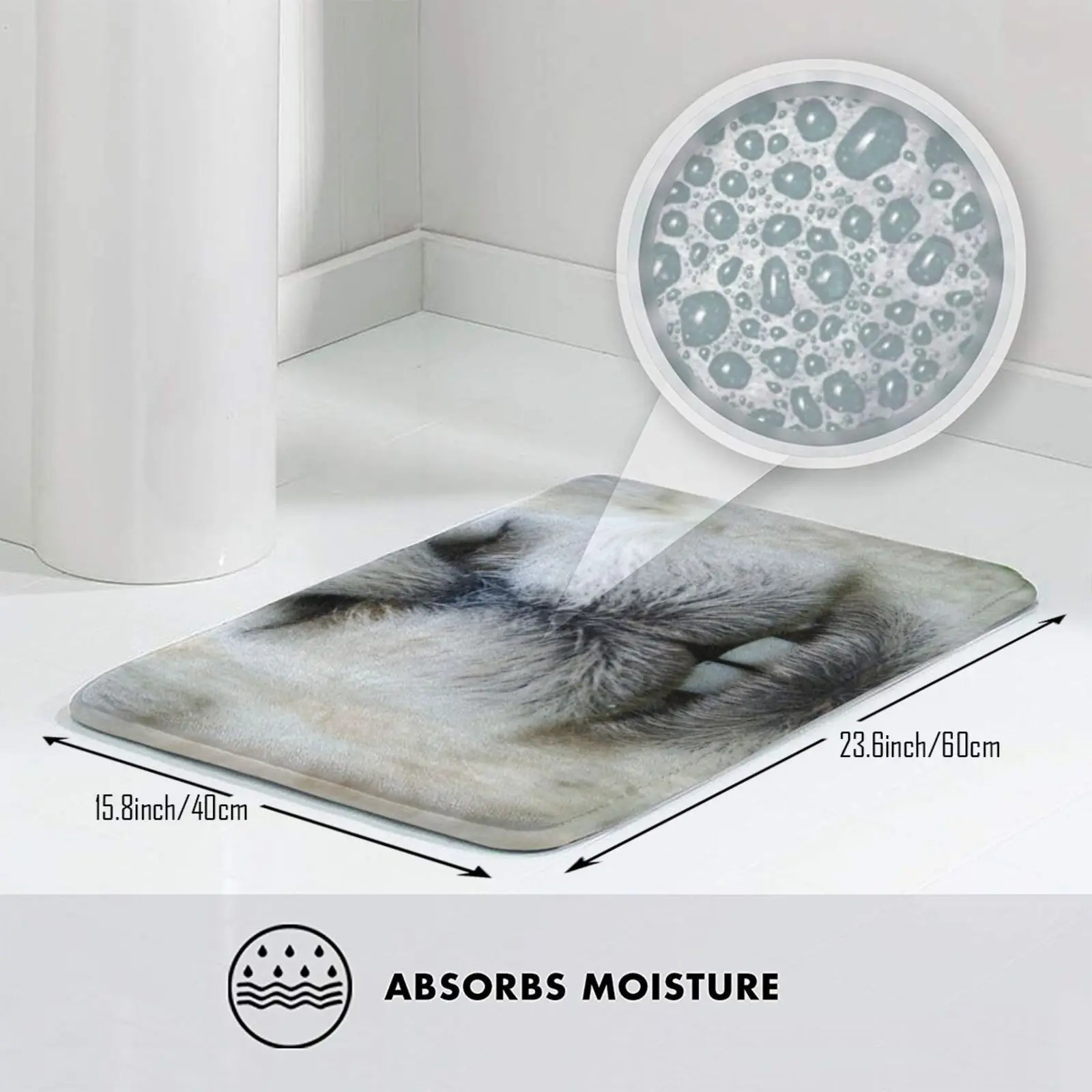 Коврик из альпака коврик Противоскользящий для входной двери в спальню лама с