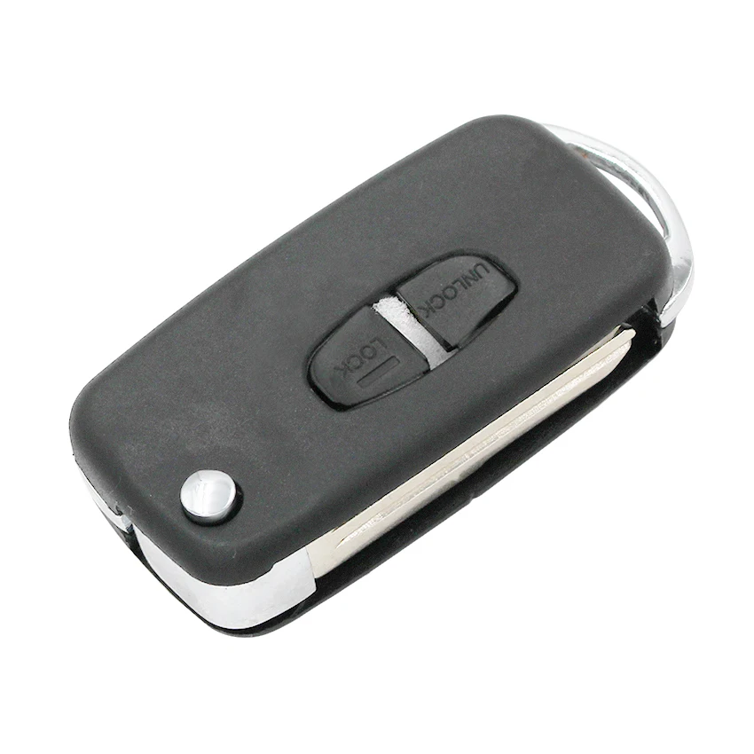 Модифицированный складной корпус для ключа с 2 кнопками MITSUBISHI OUTLANDER WARRIOR SHOGUN