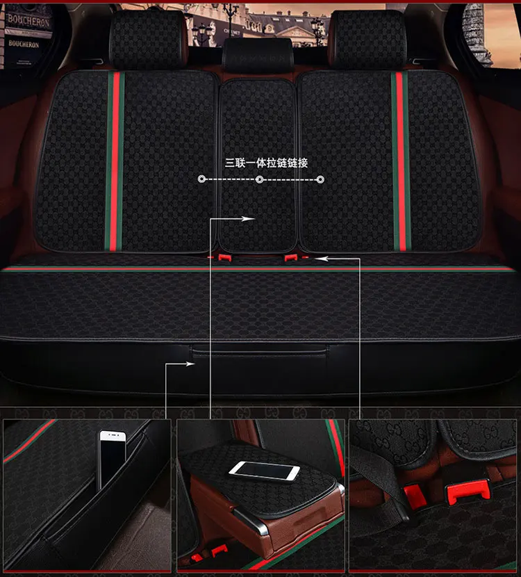 

5 Seats Car seat covers Universal Car seat cover Automobile Seat Covers Five-seater Car Chair Covers Front Rear Protective