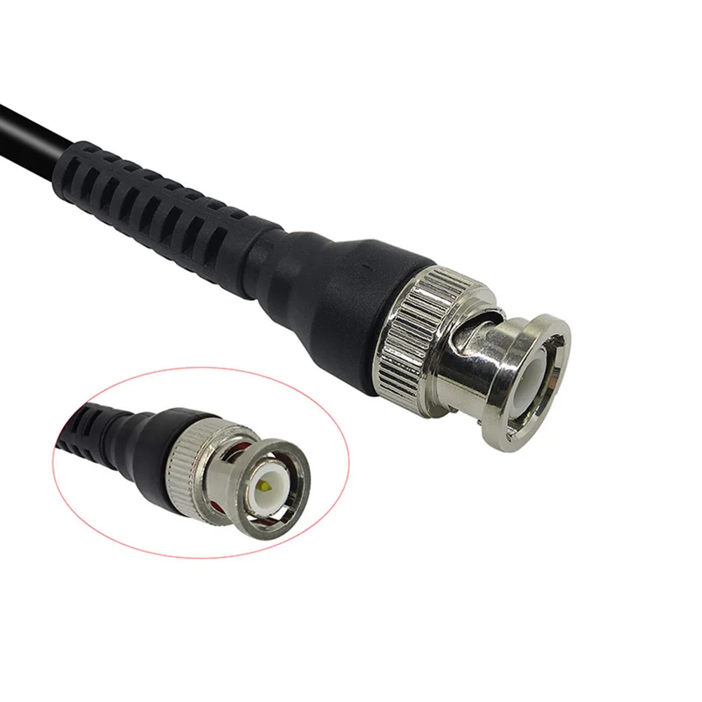 Cleqee P1007B BNC Q9 Male Plug To Dual test hooks clips probe lead Cable for Oscilloscope Signal Generator | Инструменты