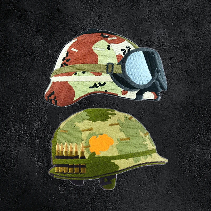 M1 Вьетнамская война Edition PASGT военные нашивки для шлема с вышивкой камуфляжные