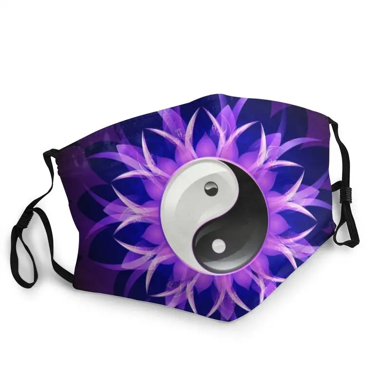 

Breathable Bright Lotus Yin Yang Mouth Mask Chinese Philosophy Mask Men Women Anti Dust Protection Cover Respirator Mouth Muffle