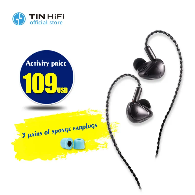 TINHIFI T5 Bass Metal Sport In Ear Earphones 10mm DOC Driver Music Monitor Headphone IEM TIN T2 PRO T3 T4 P1 P2 Official Store
TINHIFI T5 Bass Metal Sport In Ear Earphones 10mm DOC Driver Music Monitor Headphone IEM TIN T2 PRO T3 T4 P1 P2 Official Store