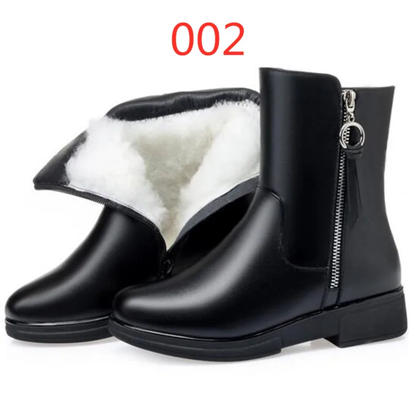 Женские зимние сапоги из натуральной кожи на шнуровке | Обувь