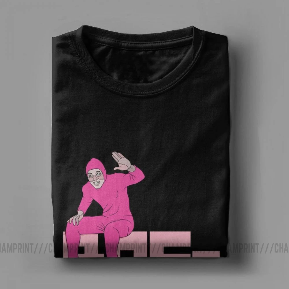 Мужские футболки для охоты за хромосомами флюти Фрэнка розовая футболка джоджи