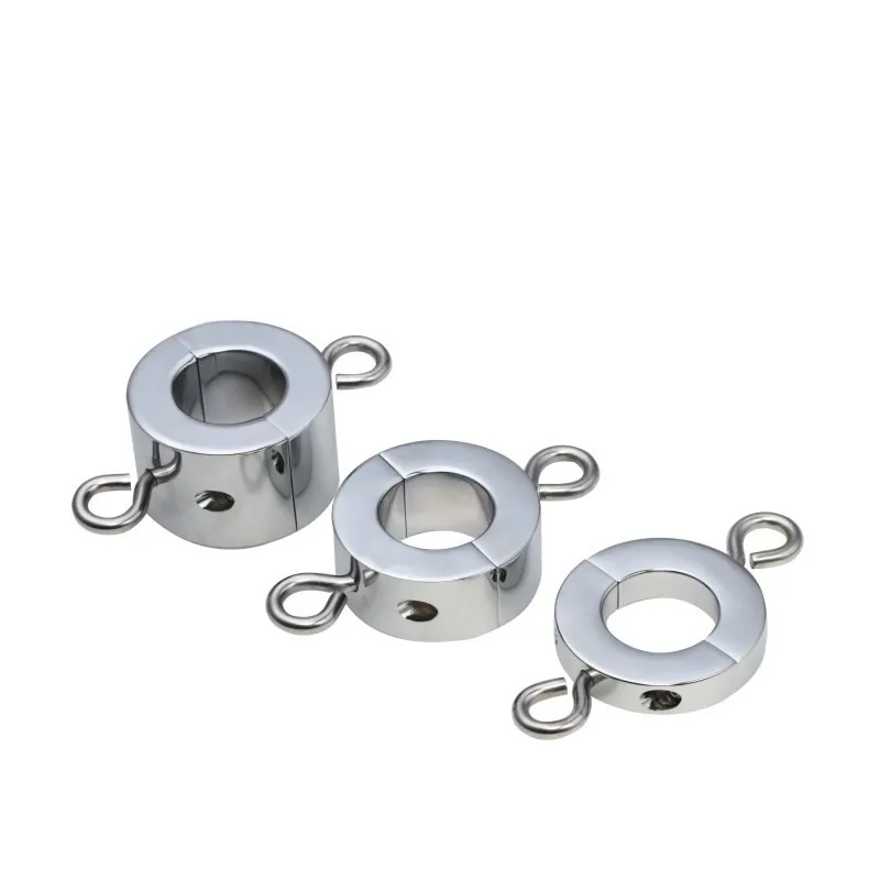 2020 Новый нержавеющий металлический замок Мошонка кулон мяч носилки яйцо вес