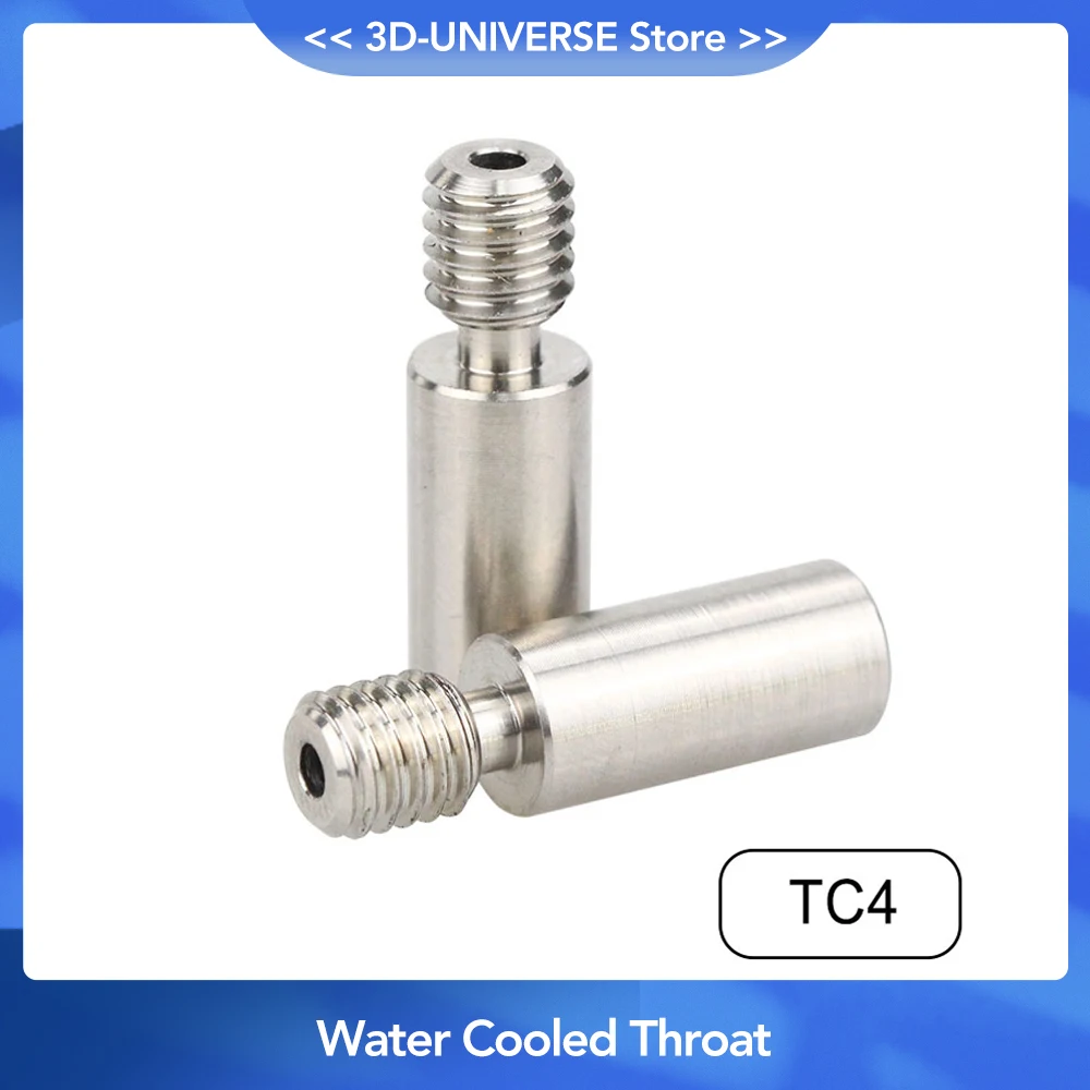 

2 in 1 out Throat Stainless Steel & TC4 PTFE Tube 3D Printers Parts Thread M6 Multi-jet 1.75mm Filament Part