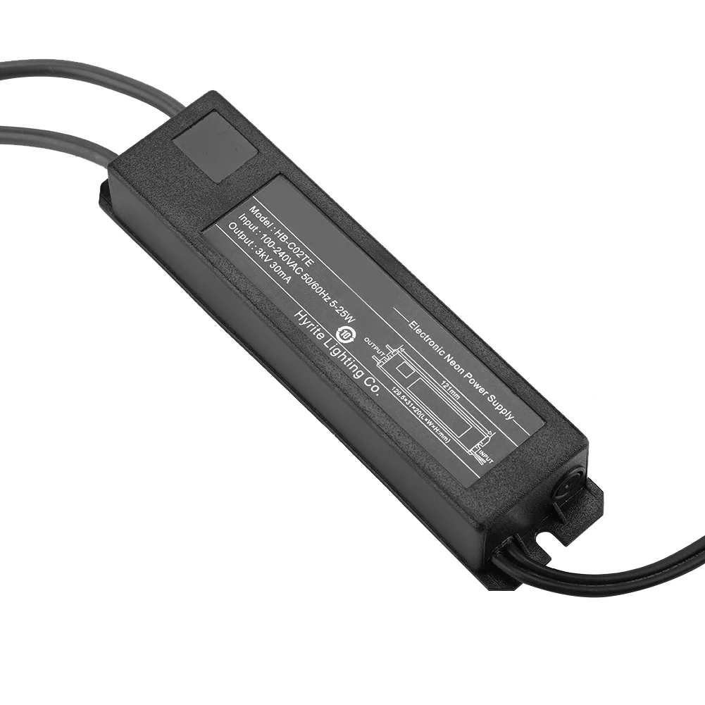 

Neon Light Sign Electronic Transformer Power Supply 3KV 30mA 5-25W Light Transformer