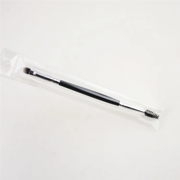 Кисть для макияжа со скошенной спиралью с двумя головками щетка ресниц кисть