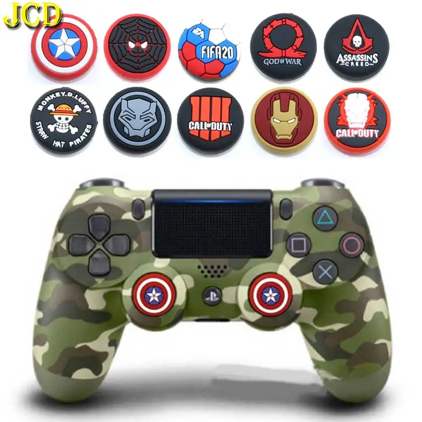 JCD 2 шт. силиконовые накладки на аналоговые стики для PS4 Pro PS5 PS3 контроллеров