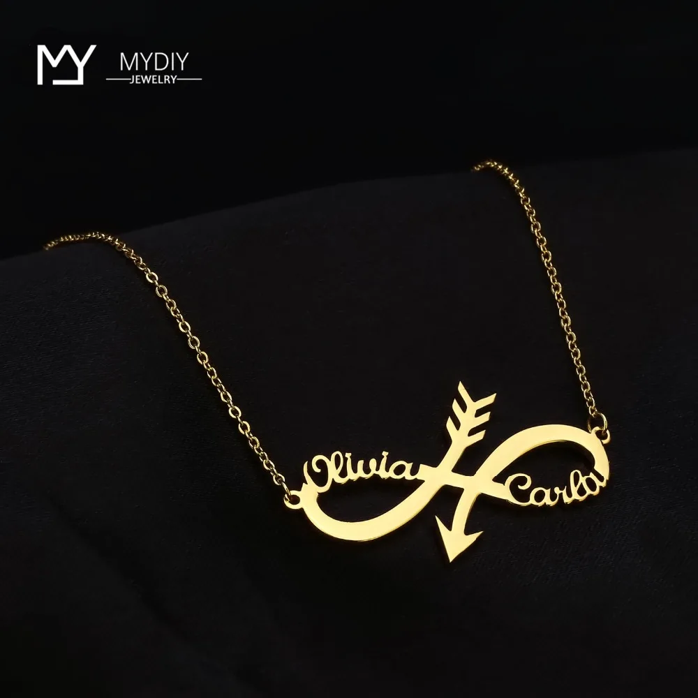 Ожерелье из нержавеющей стали с именем на заказ | Украшения и аксессуары
