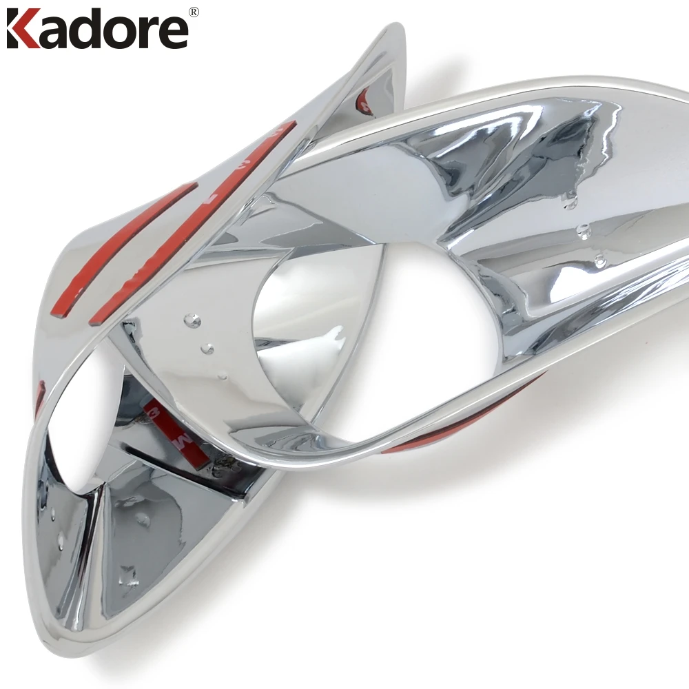 Для Toyota Vios 2010 2011 ABS хромированный передний противотуманный светильник накладка