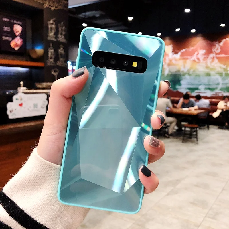 Мягкий зеркальный 3D чехол карамельных цветов для Samsung Galaxy S10 S9 S8 A7 A6 A8 Plus A70 A50 A30 M30 M20