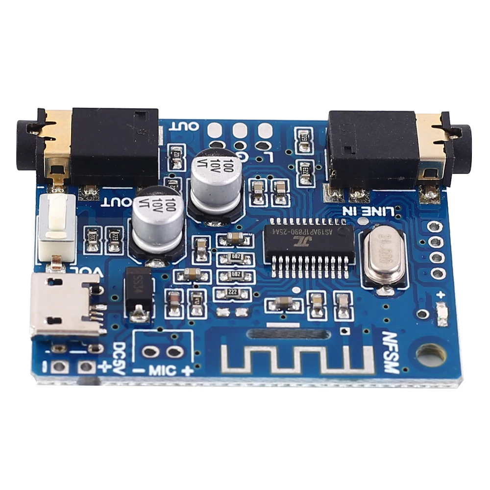 Bluetooth 5 0 стерео аудио декодер двухканальный модуль приемник Micro USB 5V|Интегральные