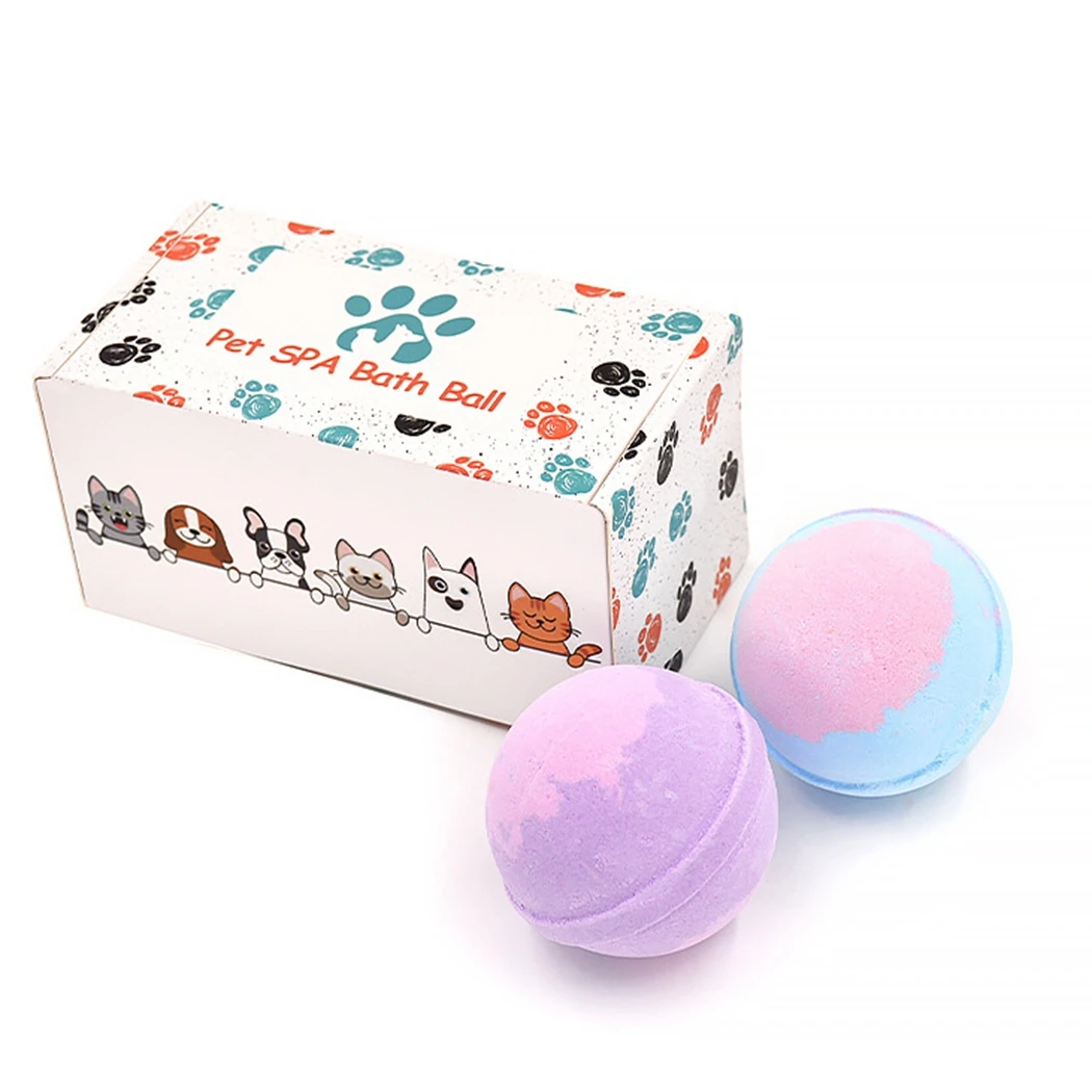 

Dog Body Clean Pets Bath Salt Balls Grooming Bath Bombs Pet Beauty Salon SPA Relaxation Bathing Bubble Shower for Dogs Cats