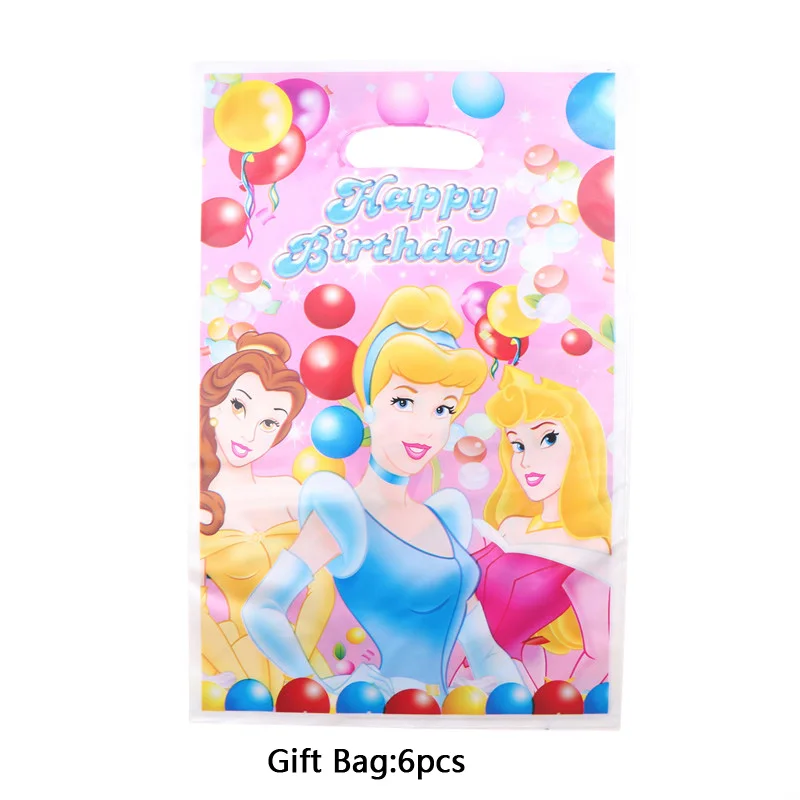 Disney Princess Theme Birthday Party Decorations Plates Tablecloth Cups Balloon Disposable Tableware Girl Baby Shower Supplies | Дом и сад