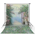 Весенний фон Mehofond для студийной фотосъемки сад розовые цветы листья дверь Новорожденный ребенок портрет материнства фон реквизит
