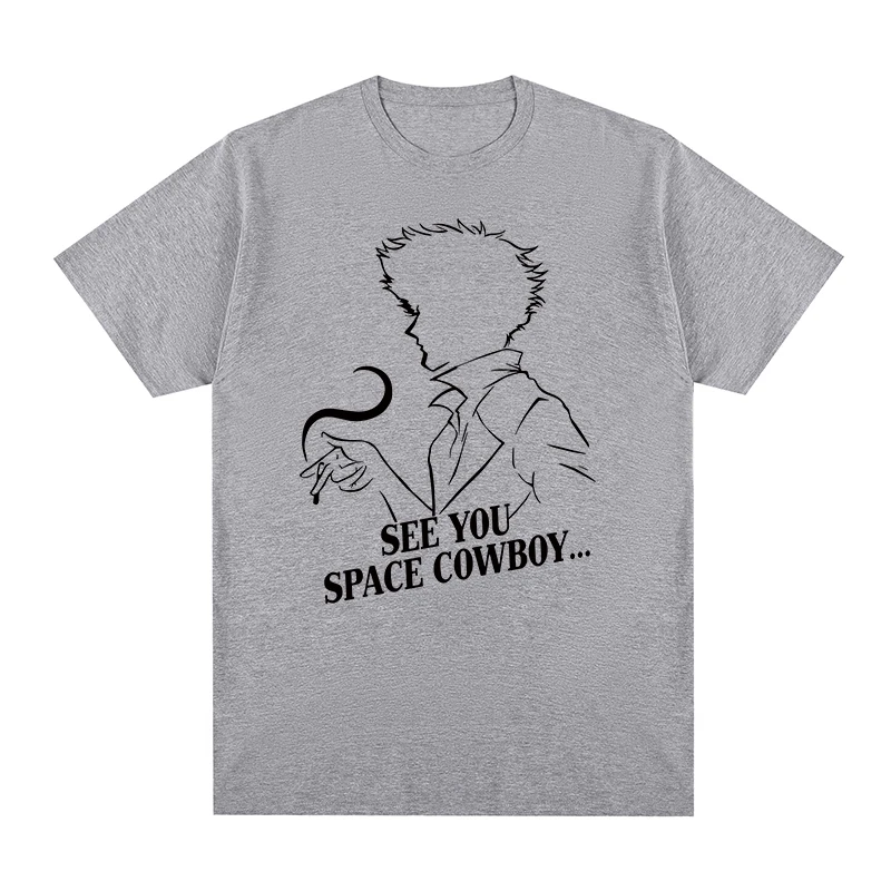 

Мужская хлопковая футболка Cowboy Bebop, новая футболка с японским аниме-фильмом, мужские топы