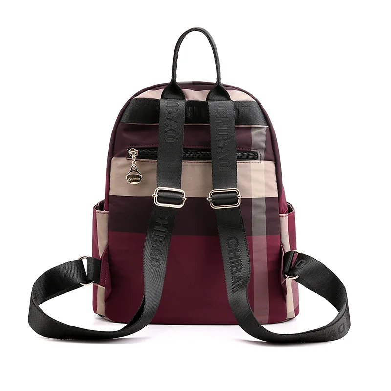 

Women Backpack Casual Rucksack Nylon School Shoulder Bag Waterproof Backpacks for Teenage Girls Black Student Backpack Mochila