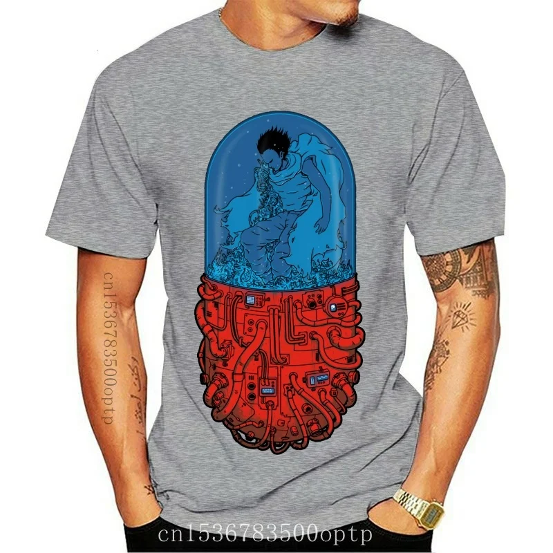 

New Capsule 41 T Shirt film pop culture anime akira pills tetsuo vnecks v-necks