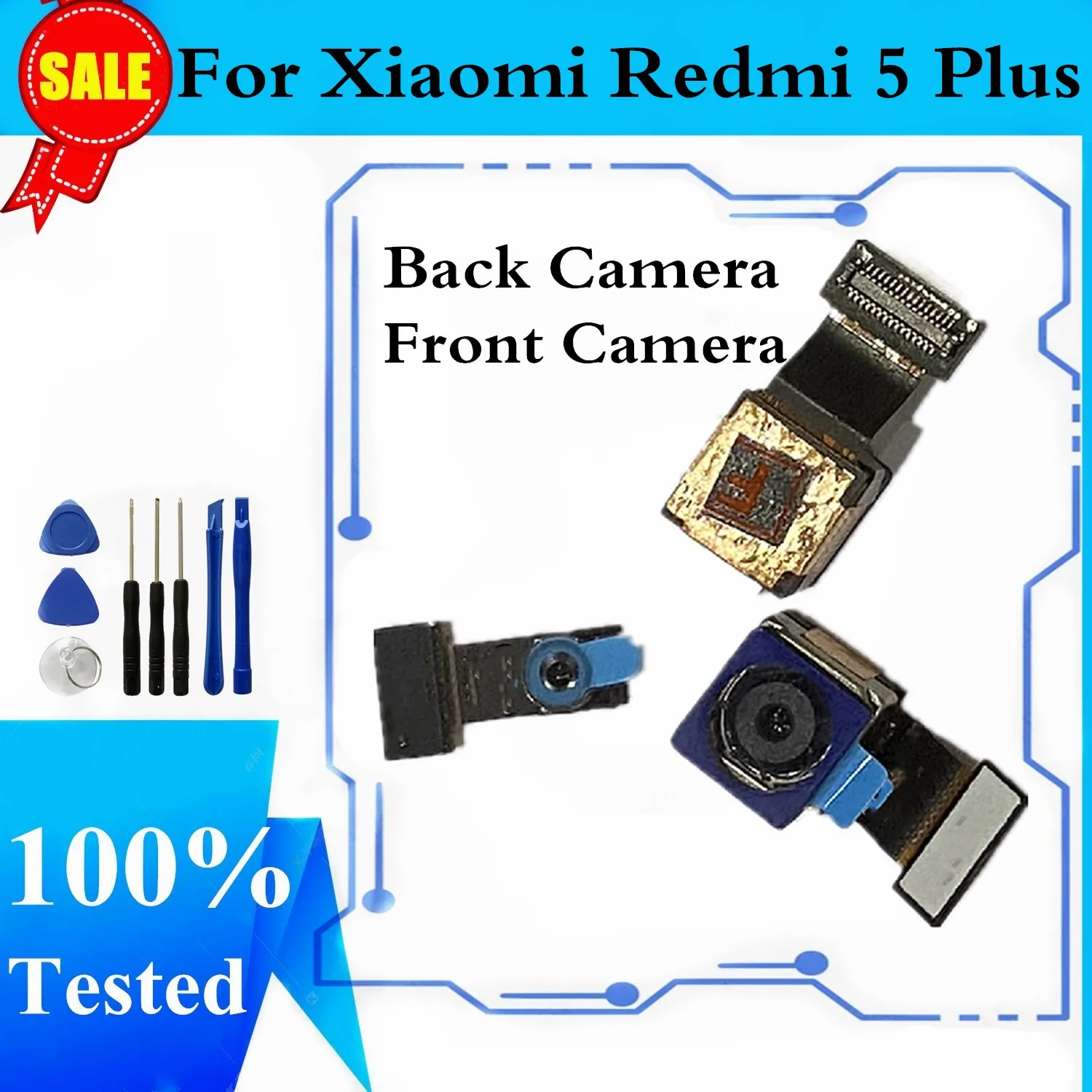 1 шт. оригинальная задняя камера для Xiaomi Redmi 5 Plus модуль передней камеры гибкий
