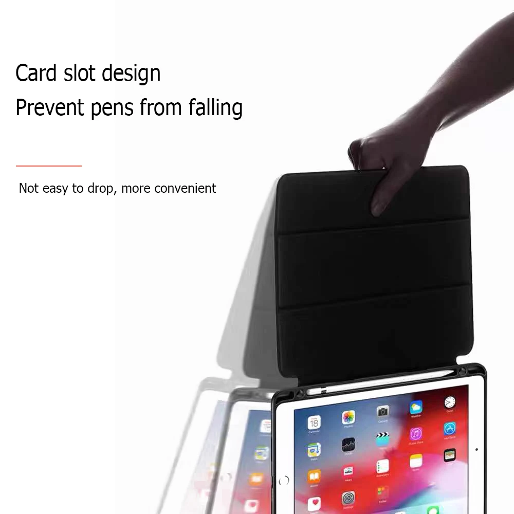 Чехол для планшета с поддоном ручки iPad 7th Gen 10 2 5/6th Air 1/2 3 Pro 5 Mini 4/5 умный чехол|Чехлы