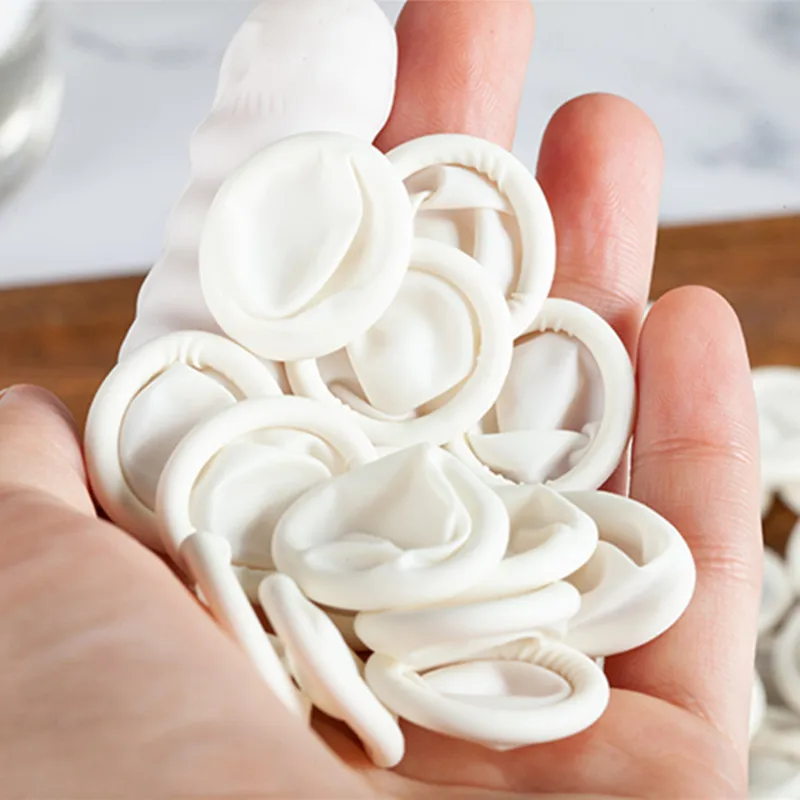 1000 шт. латексные напальчники одноразовые антистатические резиновые для бровей |