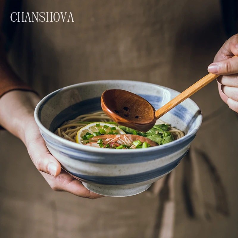 CHANSHOVA китайская ручная роспись спиральный узор Высокая емкость керамическая