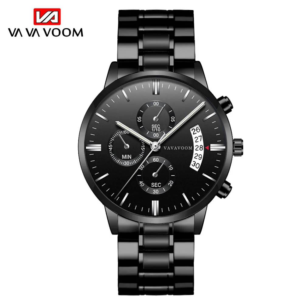 

2021 New Watches Men Sport Stainless Steel Band Waterproof Casual Military Army Outdoor Run Hiking Leather часы мужские Watches