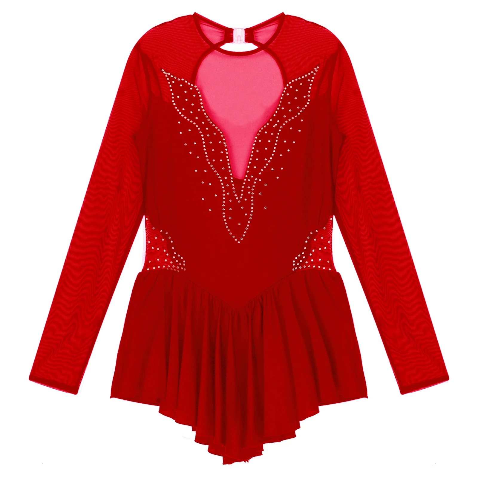 Женское балетное платье ChicTry с длинным рукавом гимнастическое тренировочное