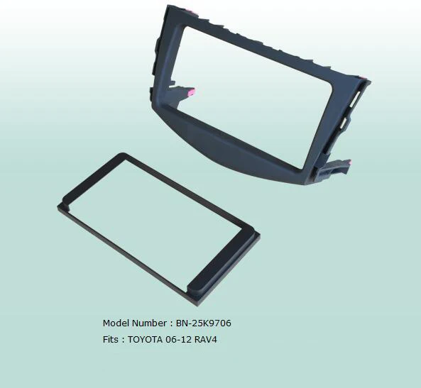 

Car Fascias 2 Din Audio Panel Frame Dash Kit For RAV4 2006 2007 2008 2009 2010 2011 2012