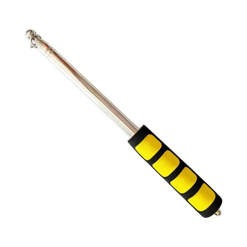 

1.2M Sponge Handle Outdoor Guide Flagpole Telescopic Stainless Steel Guide Rod Teaching Stick Teacher Pointer Hand Flagpole