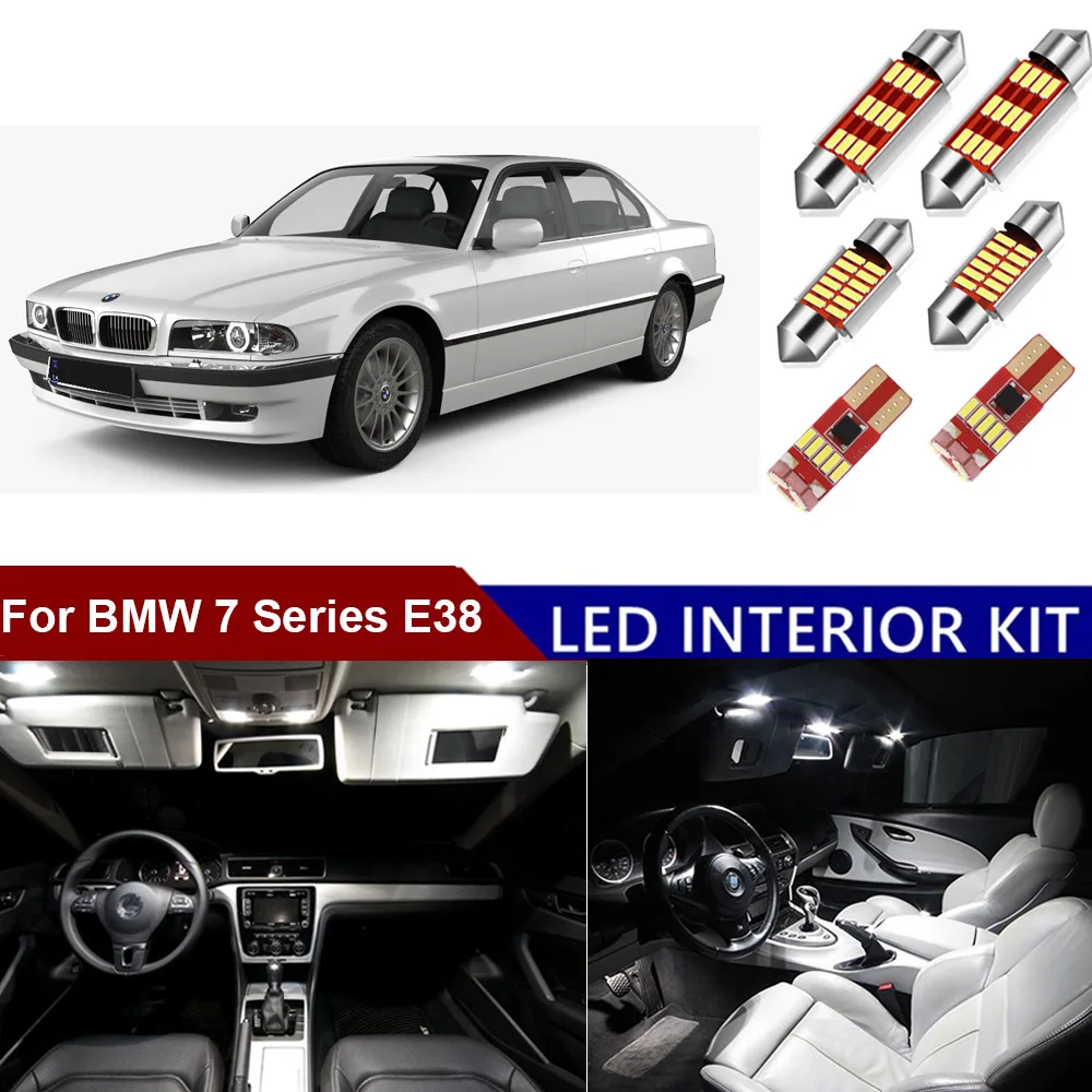 21 шт. для BMW серий 7 E38 Премиум LED интерьерные светильники комплект белый ошибок
