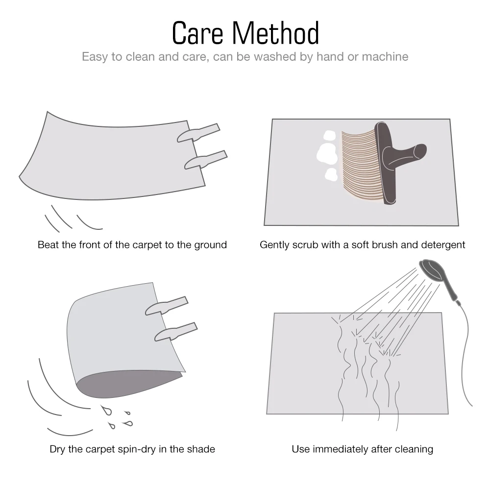 Плюшевый ковер для гостиной Пушистый Ковер толстые ковры кровати