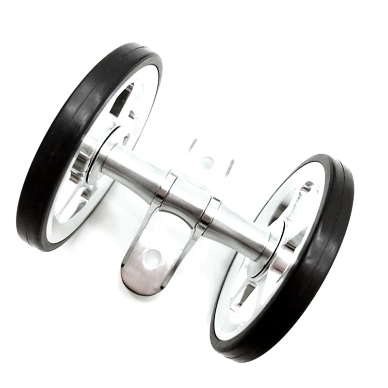 

2 Pcs Ultralight 70G Bicycle Fender Easywheels for Brompton Folding Bike Rear Fender -Black & Silver