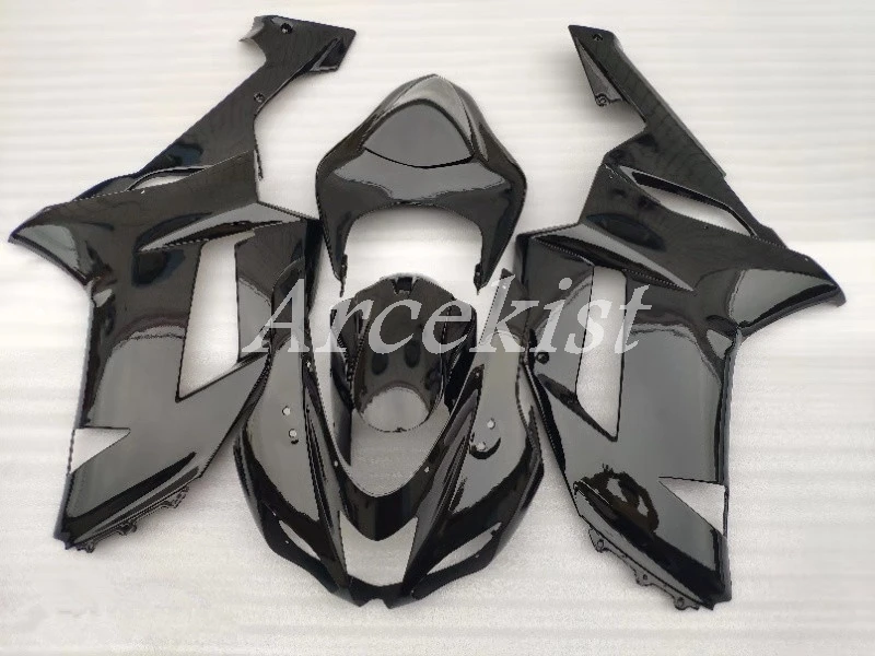 

New ABS Motorcycle Whole Fairings Kit Fit for kawasaki Ninja ZX6R 636 2007 2008 07 08 6R ZX-6R Bodywork set black glossy