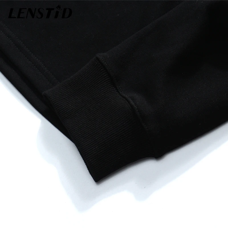 LENSTID Men Hip Hop Sweatshirts Funny Balloon Print Harajuku Streetwear Hipster Pullover Hoodies Autumn White Casual Tracksuit | Мужская
