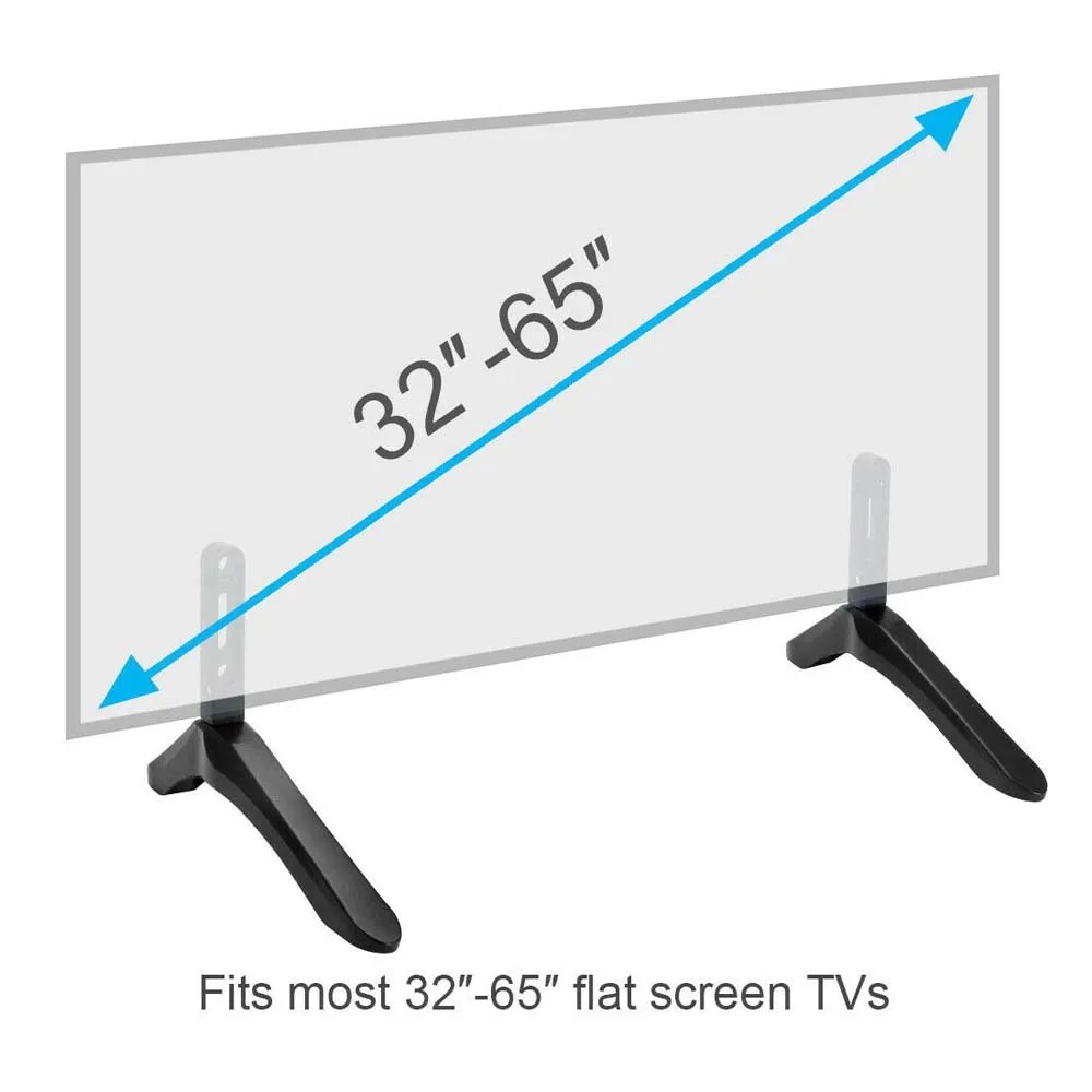 Universal Table Top TV Stand Base Legs For Most 32-65”LCD LED Plasma Flat Screen | Дом и сад