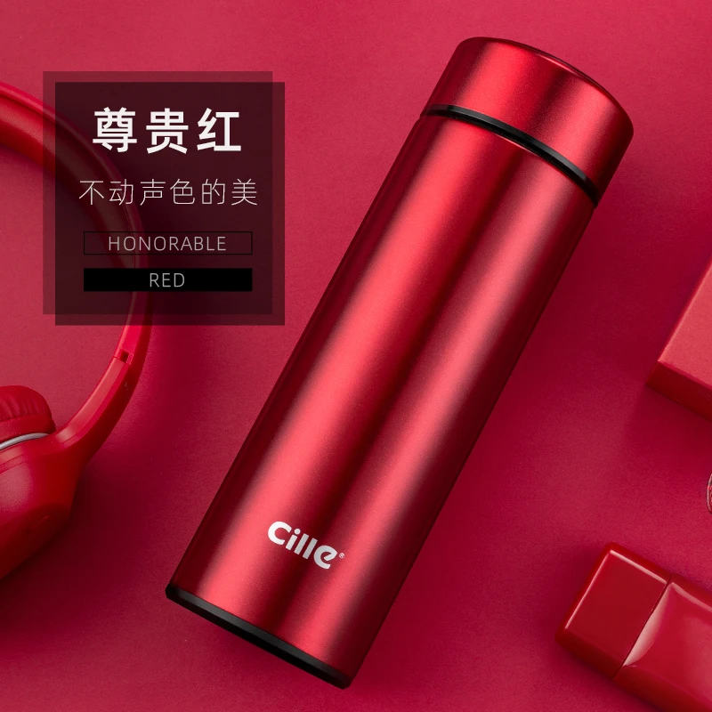 Модный термос с двойными стенками чашка из нержавеющей стали вакуумная фляжка