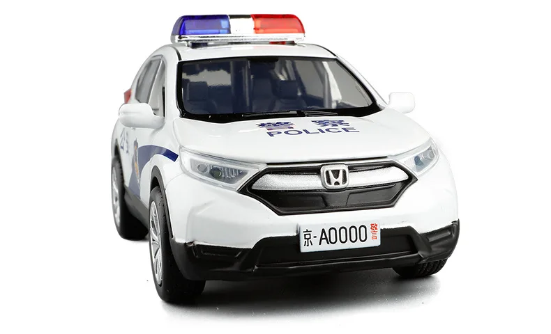 Реалистичная сирена в масштабе 1:32 Honda CRV полицейский автомобиль живой голос 6