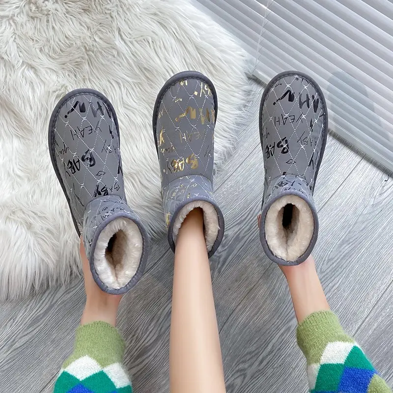 

High top shoes women shoes Winter cotton shoes 2021new fashion casual shoes women boots femmes chaussures