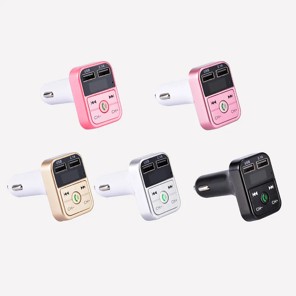 2019 Новинка B2 USB зарядное устройство Автомобильный fm передатчик беспроводной