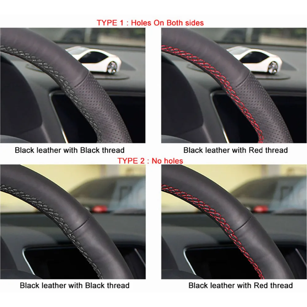 Чехол на руль автомобиля PONSNY черная накладка для BMW 320i 328i 335i 116i 118i M135i прошитая